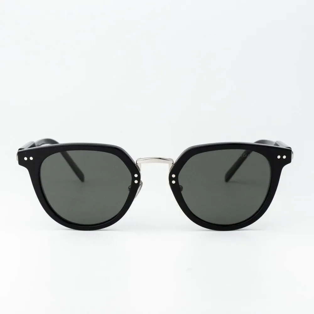 Prada Men Sunglasses Black Green Polarized Oval PR17YS 1AB03R BRAND NEW - Picture 5 of 13